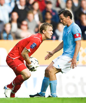 Johan Dahlin, målvakt och Daniel Andersson