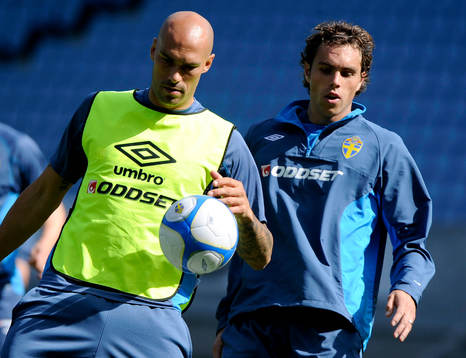 Daniel Majstorovic och Johan Elmander