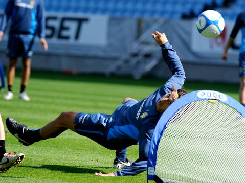 Zlatan Ibrahimovic gör konster