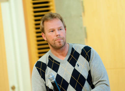 Upptaktsträff med Hockeyallsvenskan. Mikael Tisell,