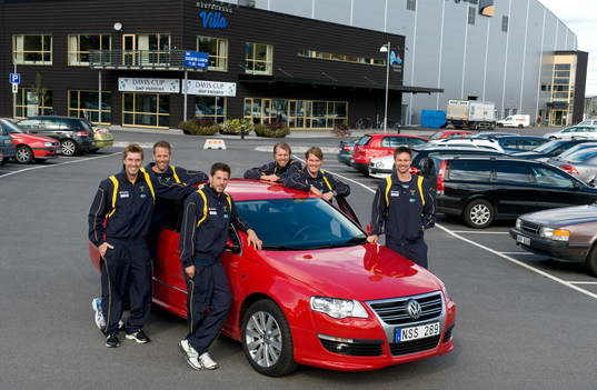 Davis Cup-laget och Volkswagen
