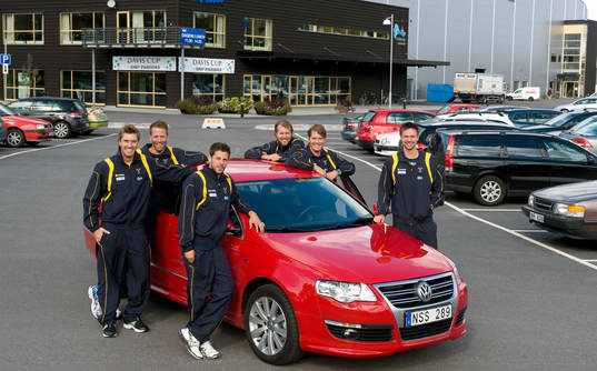 Davis Cup-laget och Volkswagen