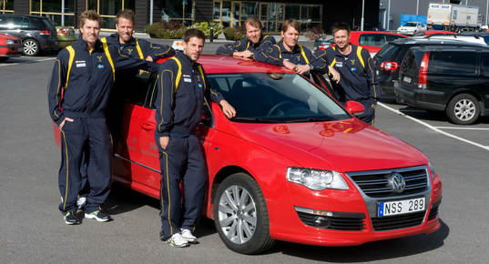 Davis Cup-laget och Volkswagen