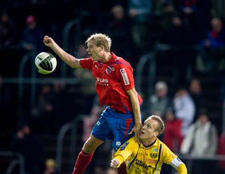 Marcus Nilsson, Helsingborg och Marcus Ekenberg, Mjällby