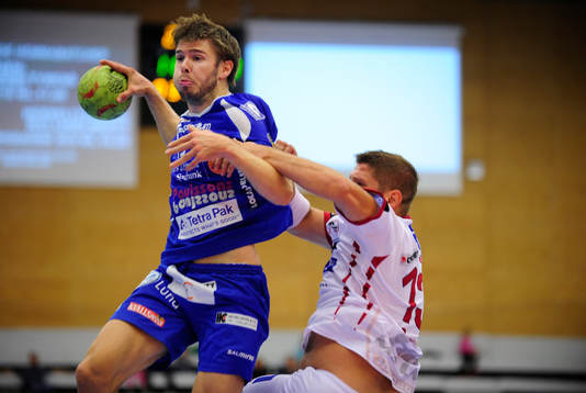 Daniel Lindqvist, H43 och Mirsad Pecikoza, Hk Malmö