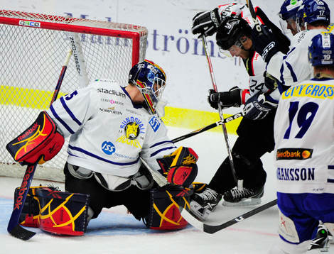 Thomas Larsson, Malmö och Tim Sandberg, målvakt, Sundsvall