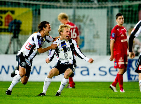 Thomas Raun, Landskrona, jubel
