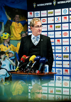 Erik Hamrén, förbundskapten Sverige A