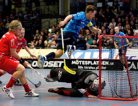 Rikard Eriksson, Warberg, Jon Hedlund, målvakt Pixbo
