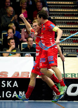 Isaac Rosén, Pixbo, jubel Daniel Calebsson
