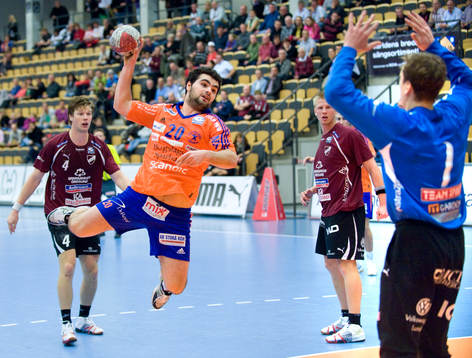 Fatlum Ahmeti, Lindesberg, mot Linus Persson, målvakt, Lugi