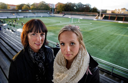 Informations managern Jenny Henrichson och Ldb -spelaren