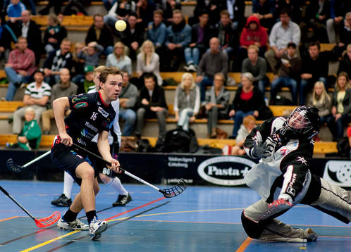 Henrik Qvist, målvakt Linköping. Emil Julkunen, Pixbo