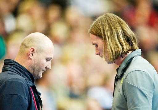 Ola Lindgren och Staffan Olsson, förbundskapten
