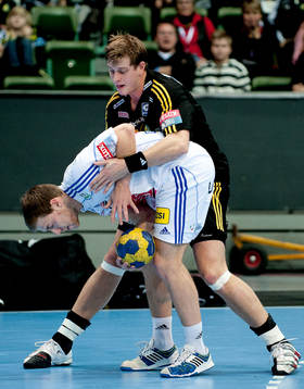 Niclas Barud, Sävehof, Gabor Csaczar, Veszprem
