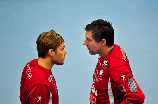 Kristian Friis, målvakt och Jesper Larsson, målvakt