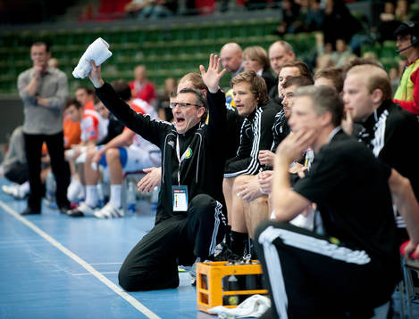 Jerry Hallbäck, assisterande tränare Sävehof denna kväll