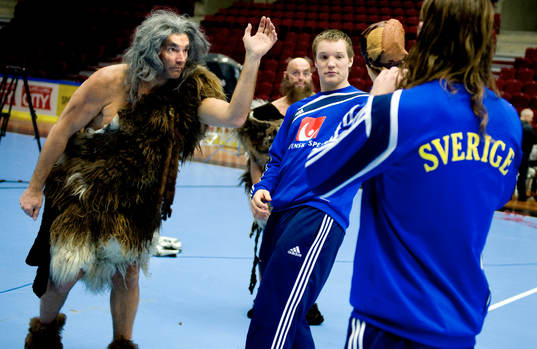 Handboll, Sverige, Handbollslandslaget spelar in en