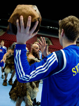 Handboll, Sverige, Handbollslandslaget spelar in en