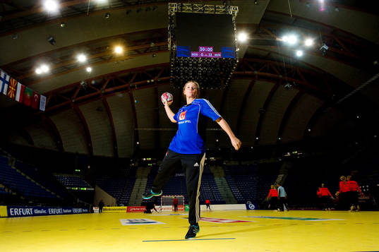 Handboll, dam, EM, Sverige träning