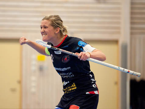 Johanna Dahlin, Pixbo, har gjort mål, jubel