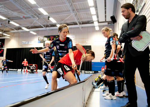 Emelie Erdtman, Joacim Bernvid, tränare Pixbo