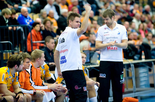 Kenneth Andersson och Olle Stenius, tränare, Kristianstad