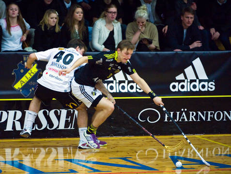 Sam Jonsson, Linköping och Ron Sjöblom, AIK