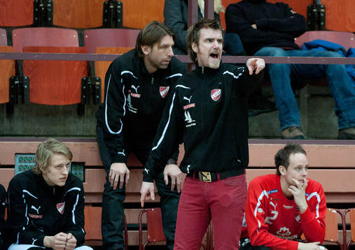 Johan Zanotti, tränare, Tomas Axnér, assisterande