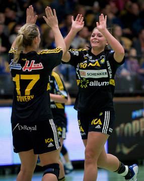 Isabelle Gulldén, Frida Toveby, Sävehof, jubel
