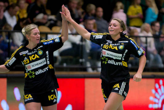 Isabelle Gulldén, Karin Isaksson, Sävehof, jubel