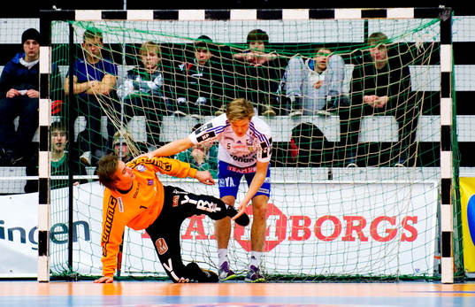Philip Nilsson, Ystad och Espen Christensen, målvakt H43
