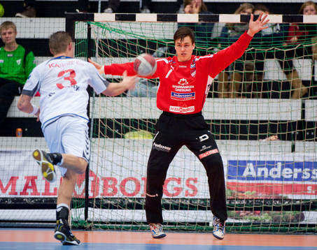 Linus Persson, målvakt Lugi