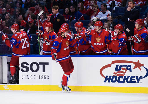 Vladimir Tarasenko, Ryssland, jublar