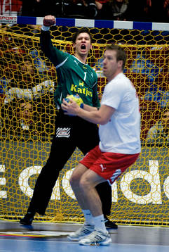 Niklas Landin Jacobsen, Danmark. Jubel