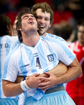 Sebastian Simonet, Federico Fernandez, Argentina, jubel