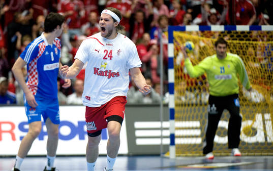 Mikkel Hansen, Danmark. Jubel
