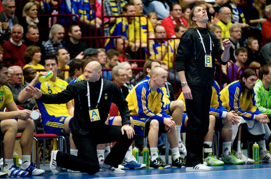 Ola Lindgren och Staffan Olsson, Sverige. Förbundskapten