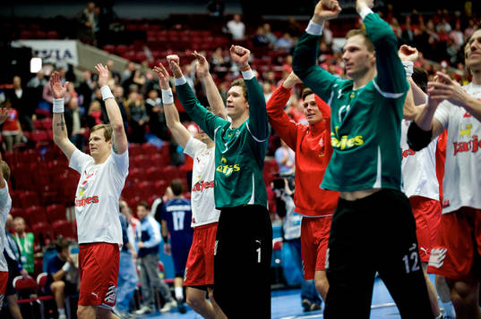 Niklas Landin, målvakt, Danmark (Jubel)
