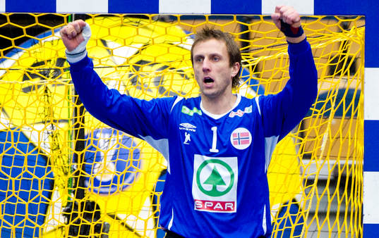 Steinar Ege, målvakt, Norge, jubel