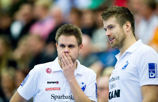 Kenneth Andersson och Olle Stenius, tränare, Kristianstad