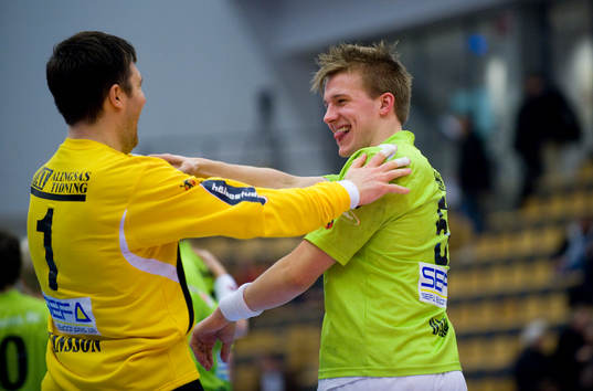 Segerjubel, Petter Hansson och Max Derj, Alingsås