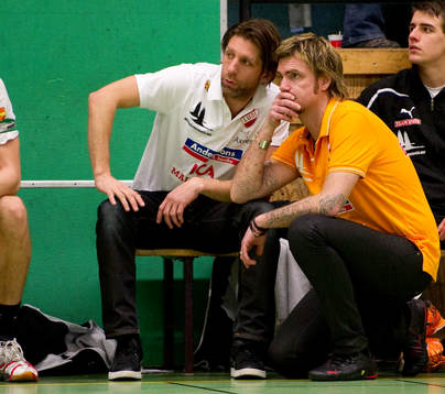 Tomas Axnér, asisterande tränare, Johan Zaniotti,