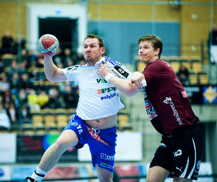 Sebastian Seifert, Ystad, stoppas av Björn Nordmark, Lugi