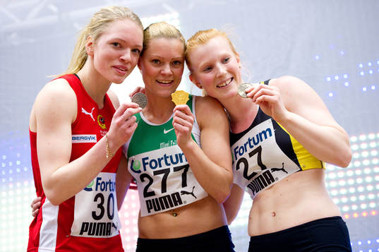 2:a Caroline Sandsjoe, IF Göta Karlstad, 1:a Lena