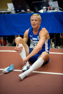 Johan Wissman, vinnare 200 m