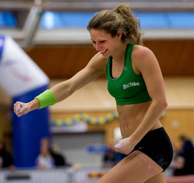 Malin Dahlström vinner, jubel