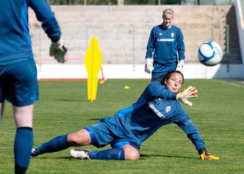 Carola Söberg, målvakt