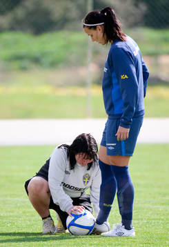 Eija Feodoroff, tränare, Jessica Landström, Sverige