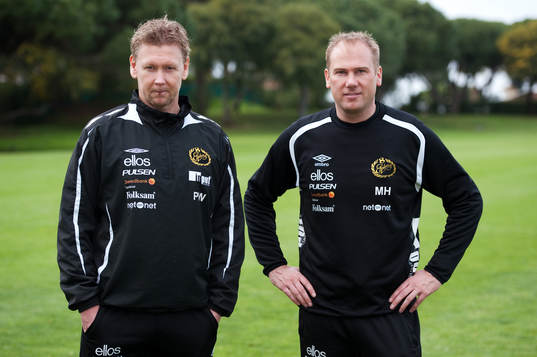 Magnus Haglund, tränare, Peter Wettergren, assisterande